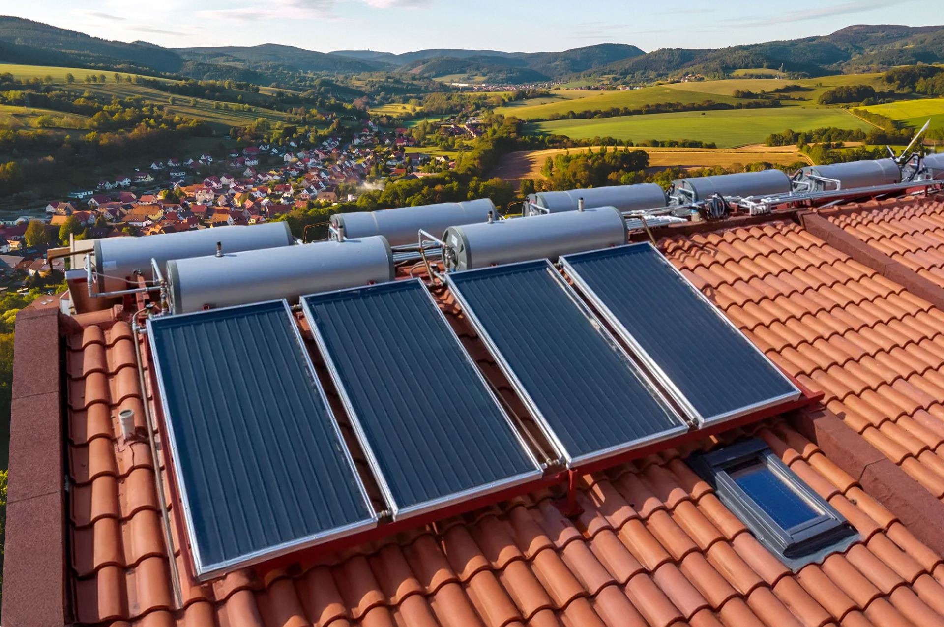 Centoraggi efficientamento energetico a Brescia, installazione solare termico per abitazioni, aziende e strutture pubbliche